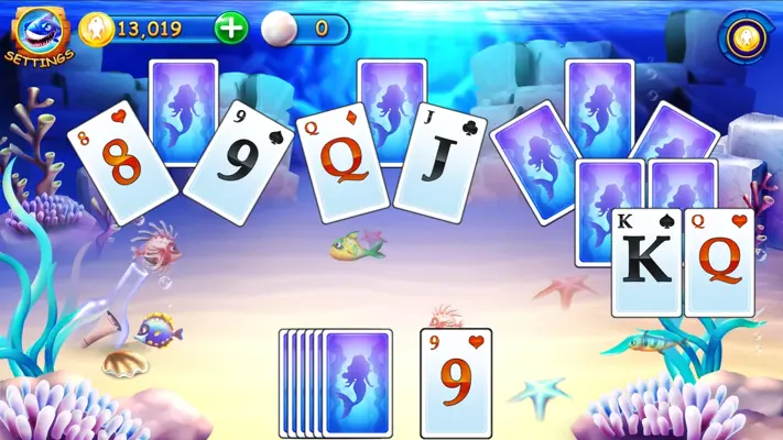 Solitaire Ocean Adventure android App screenshot 1