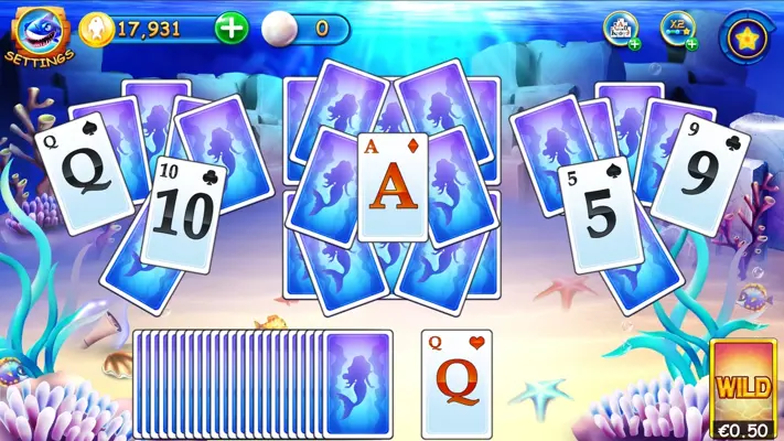 Solitaire Ocean Adventure android App screenshot 2