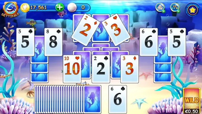 Solitaire Ocean Adventure android App screenshot 3