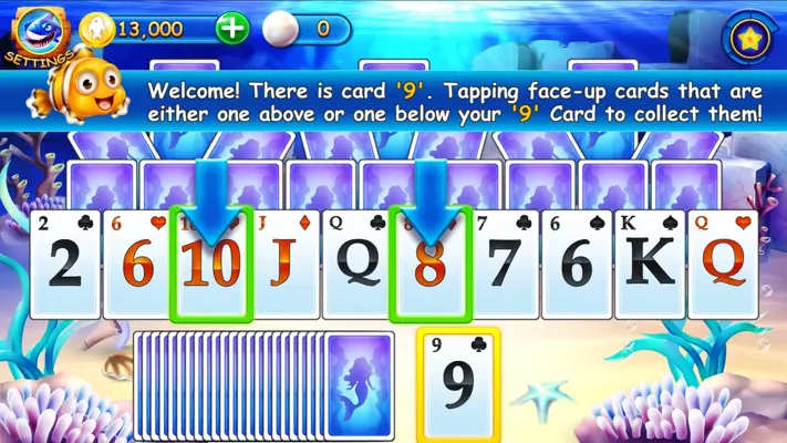 Solitaire Ocean Adventure android App screenshot 4